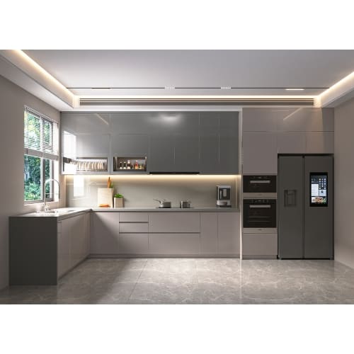 L-shaped Kitchen Cabinet