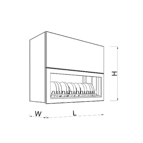 Tủ giá bát điện - BĐ2N